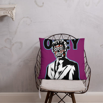 They Live OBEY Throw Pillow