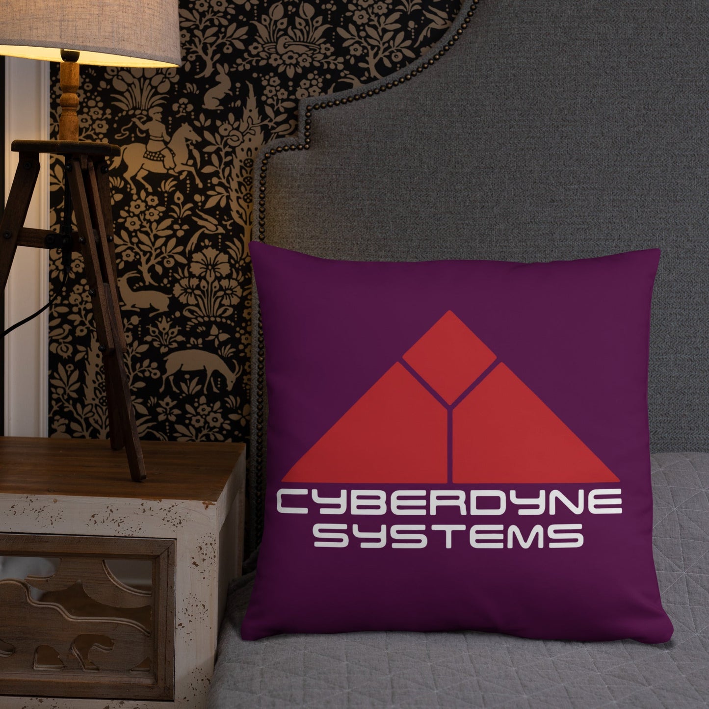 The Terminator Cyberdyne Systems Throw Pillow