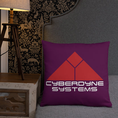 The Terminator Cyberdyne Systems Throw Pillow