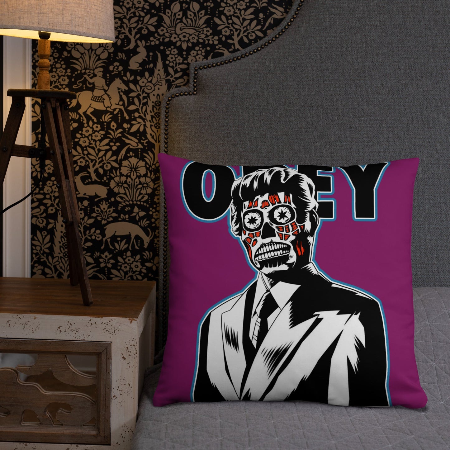 They Live OBEY Throw Pillow