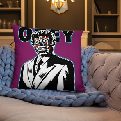 They Live OBEY Throw Pillow