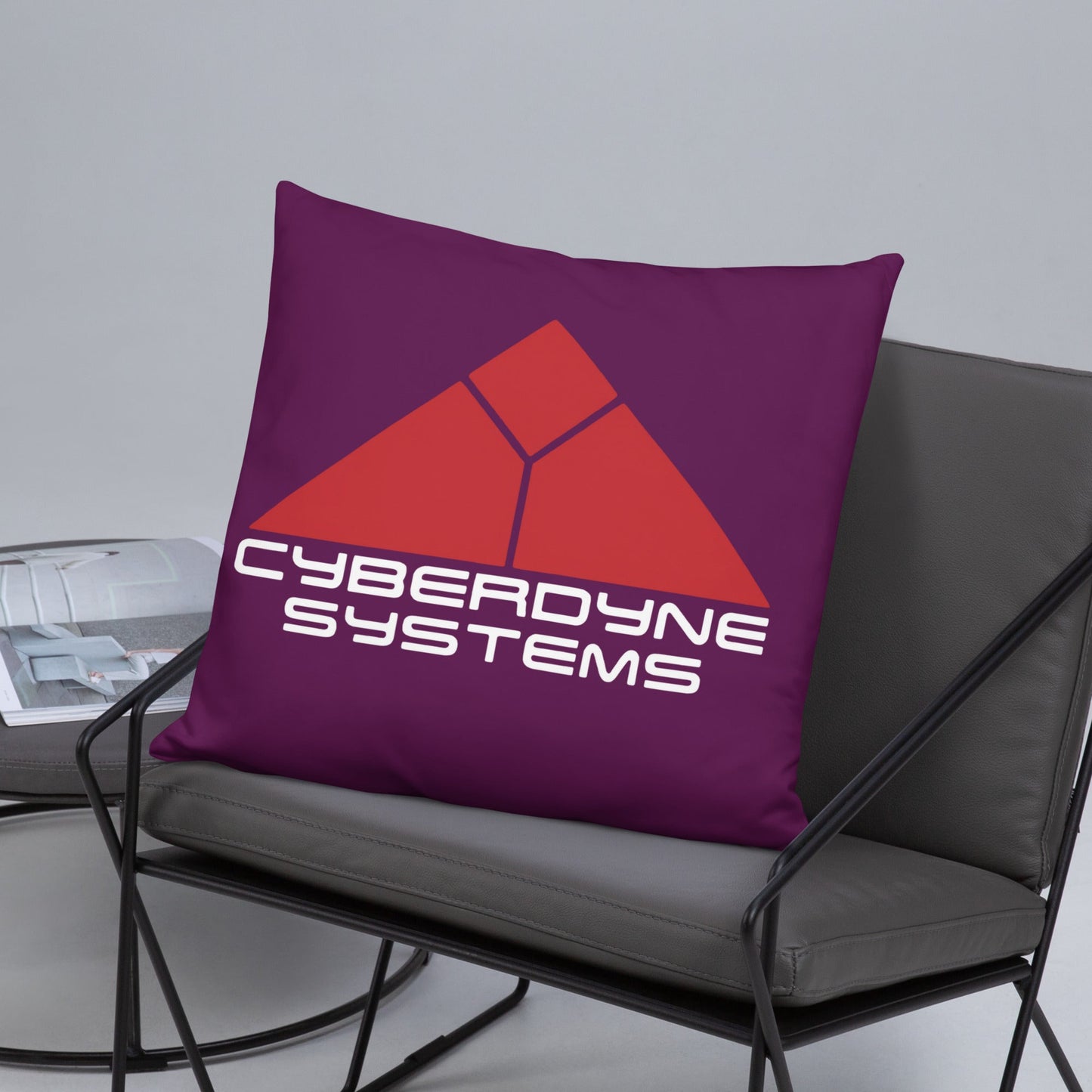 The Terminator Cyberdyne Systems Throw Pillow