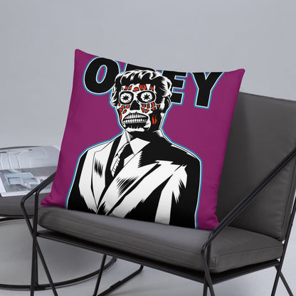 They Live OBEY Throw Pillow