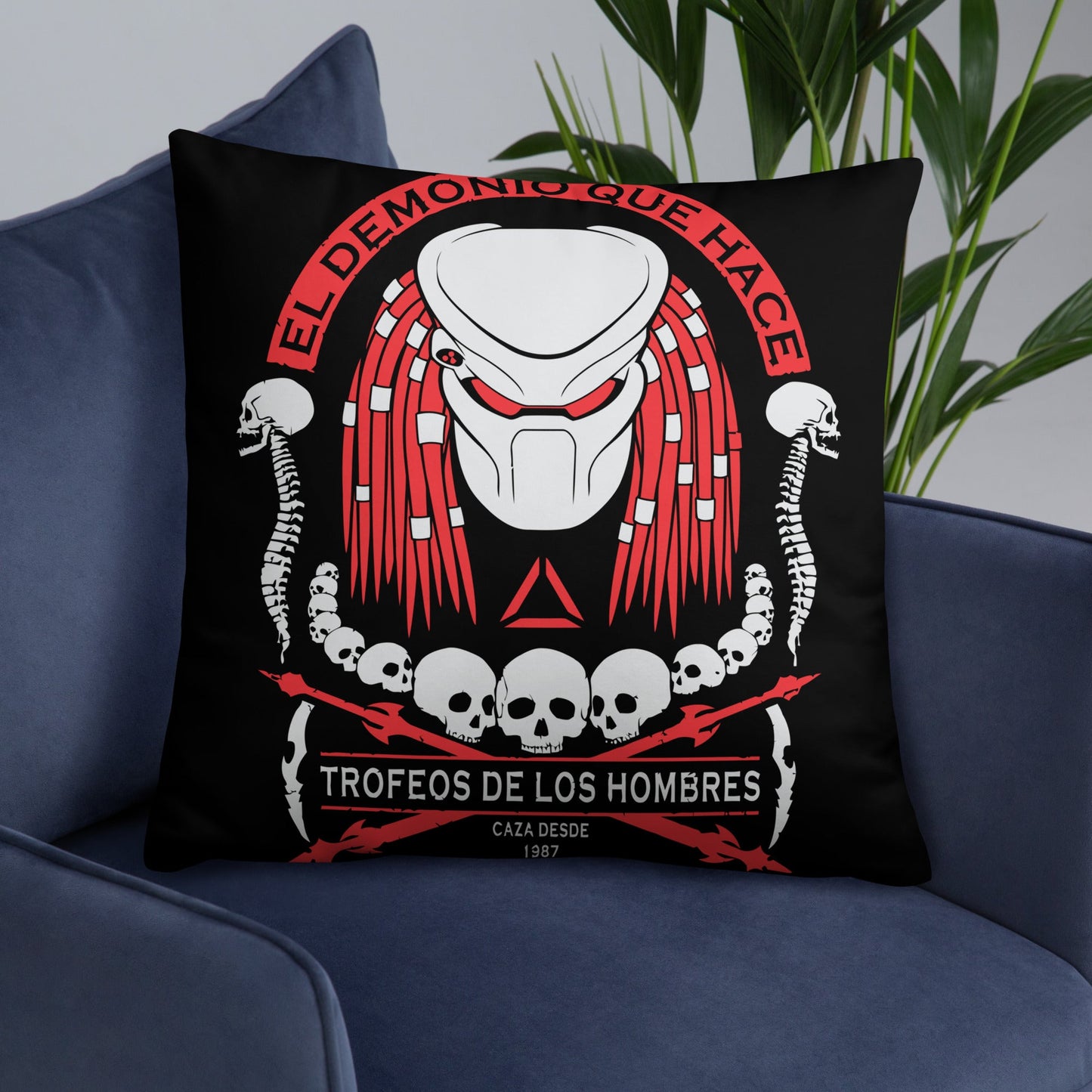 Predator 1987 Throw Pillow