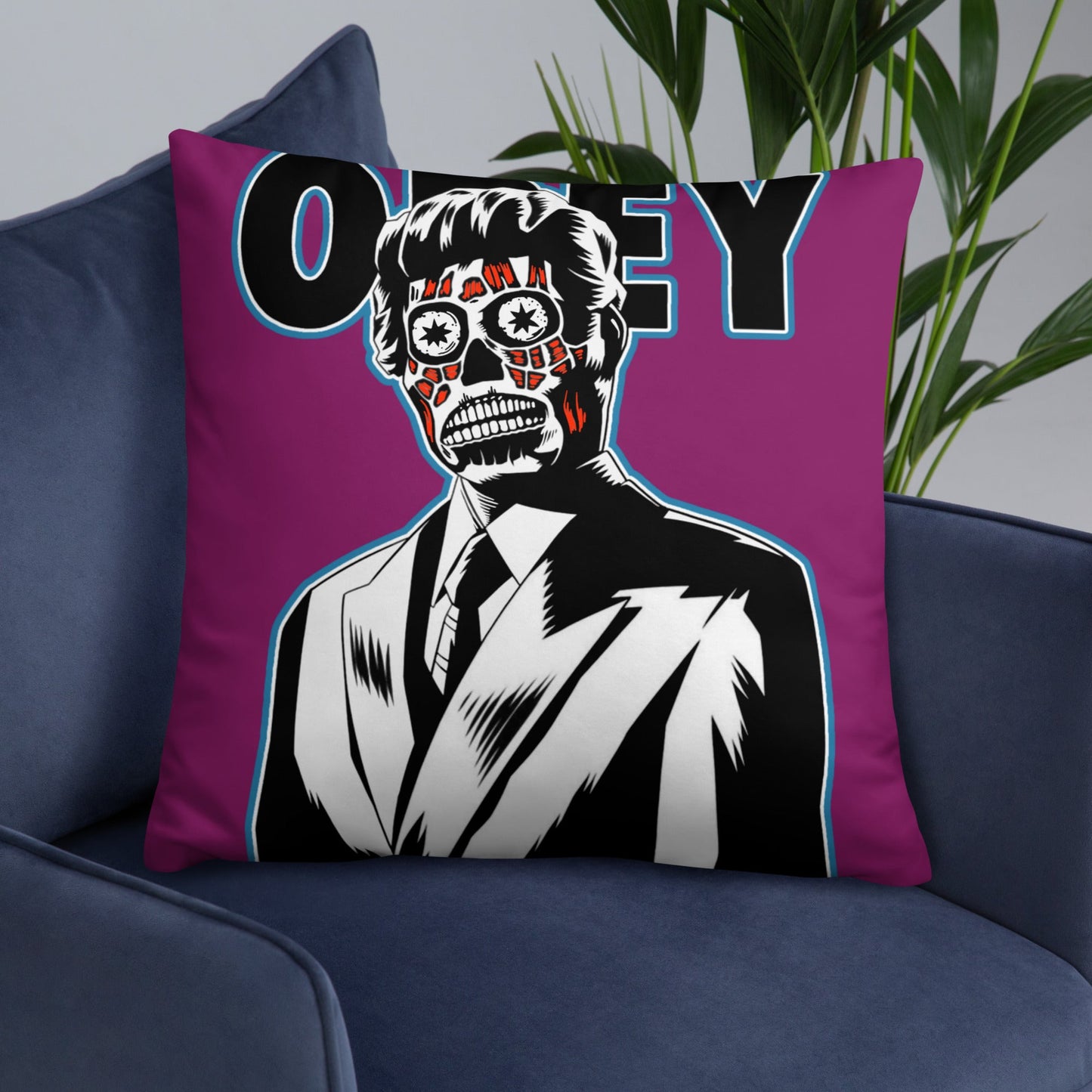 They Live OBEY Throw Pillow
