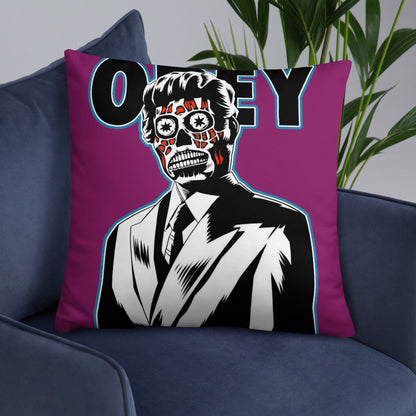 They Live OBEY Throw Pillow