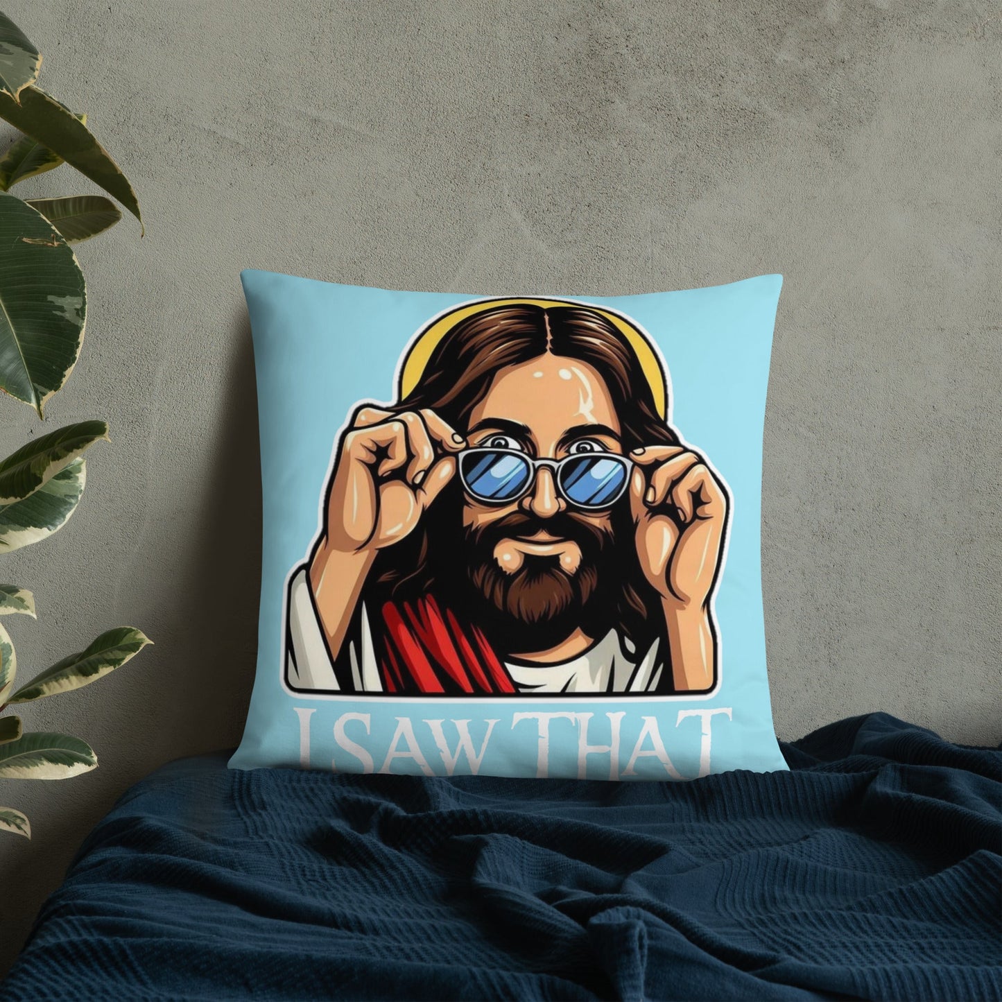 Jesus Throw Pillow