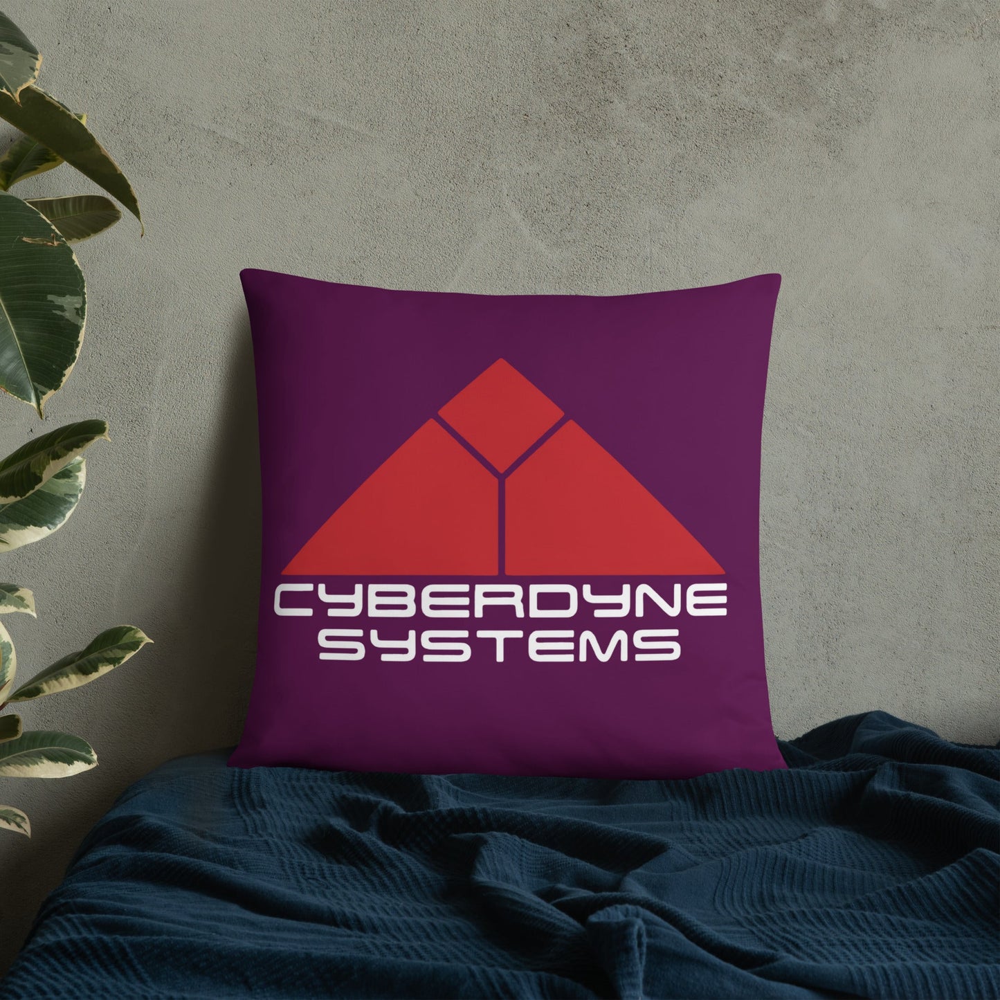 The Terminator Cyberdyne Systems Throw Pillow