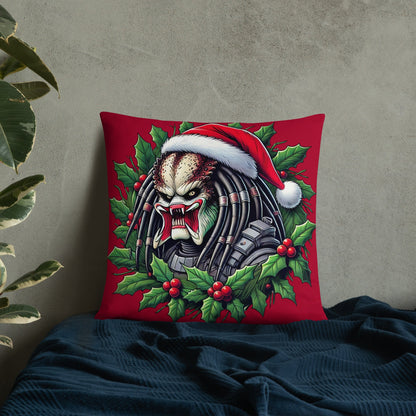 Predator Christmas Throw Pillow
