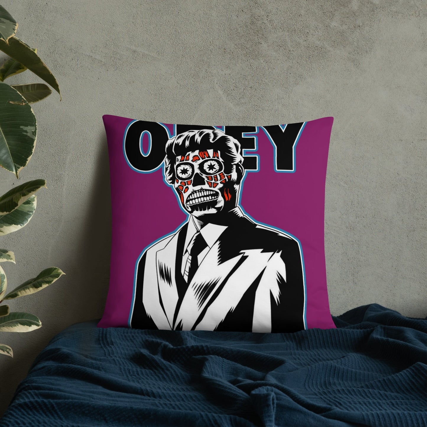They Live OBEY Throw Pillow