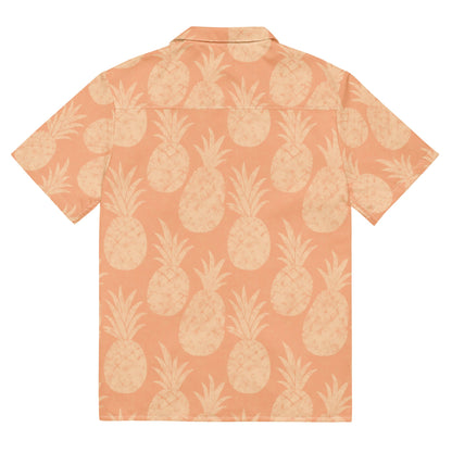 Pineapples Unisex Hawaiian button shirt
