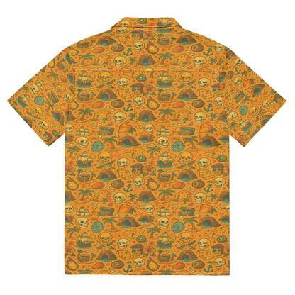 Goonies Inspired Hawaiian Unisex button shirt