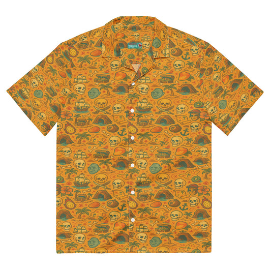 Goonies Inspired Hawaiian Unisex button shirt