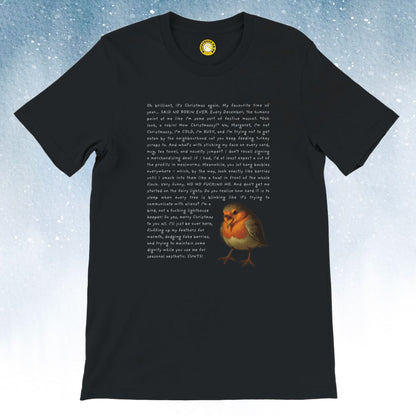 Angry Robin Christmas T-shirt