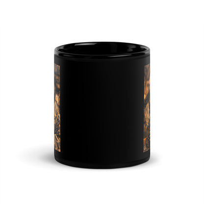 The Terminator Black Glossy Mug