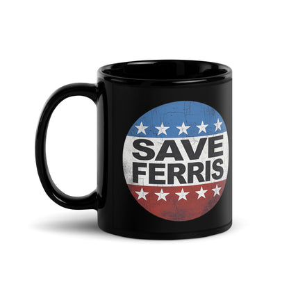 Save Ferris Black Glossy Mug