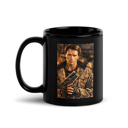 The Terminator Black Glossy Mug