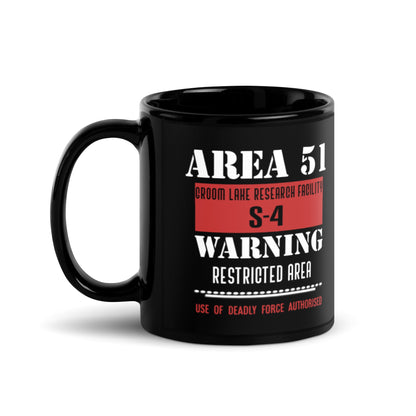 Area 51 Black Coffee Mug