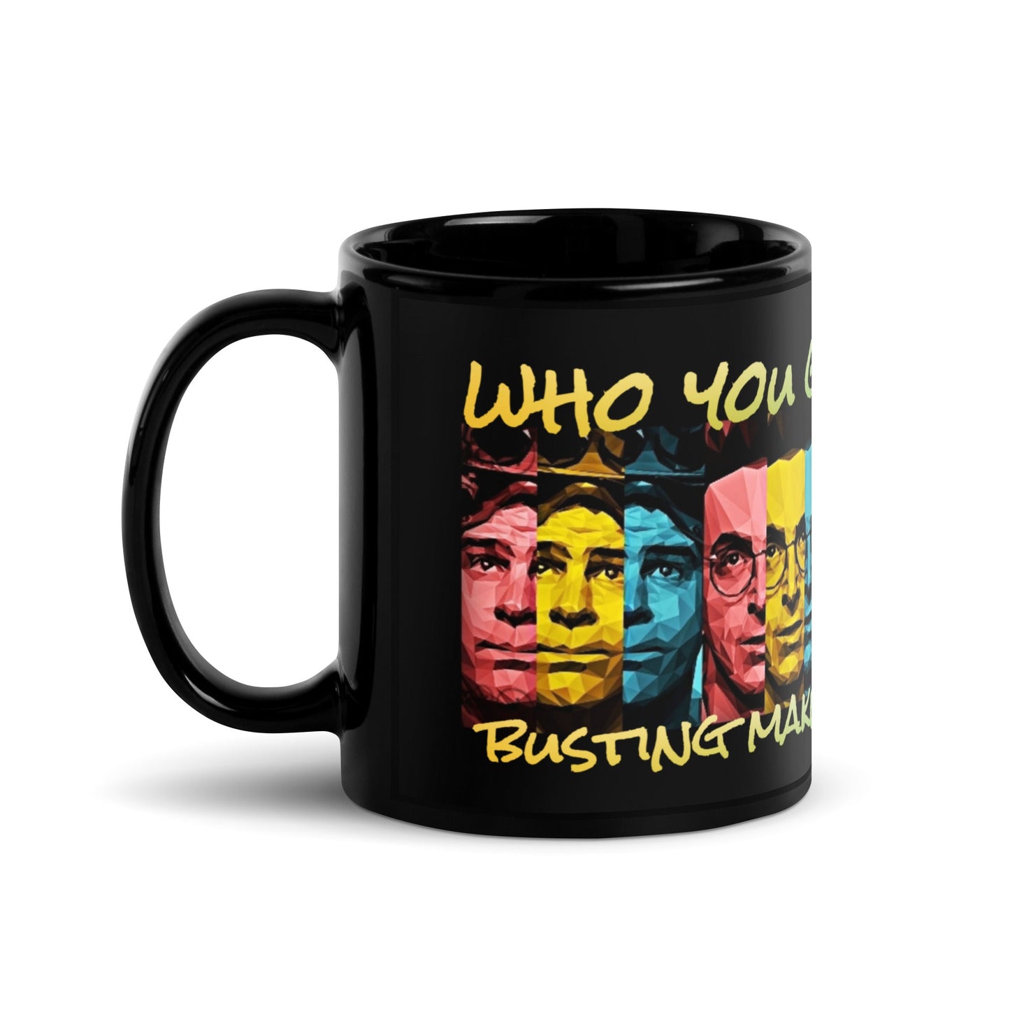 Ghostbusters Black Coffee Mug