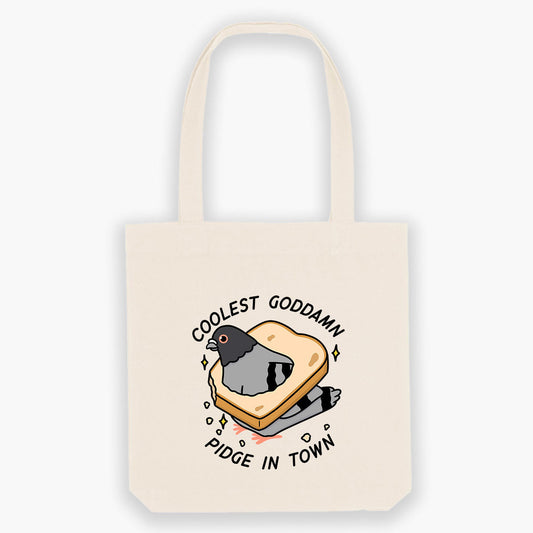 Bread Pigeon Tote Bag