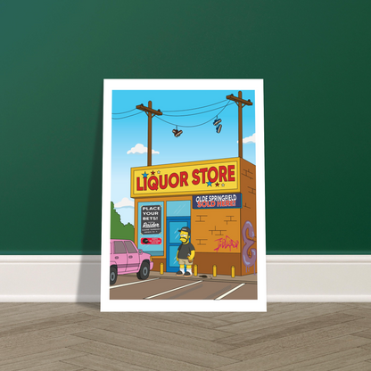 Doh! Boy Liquor Store - Print