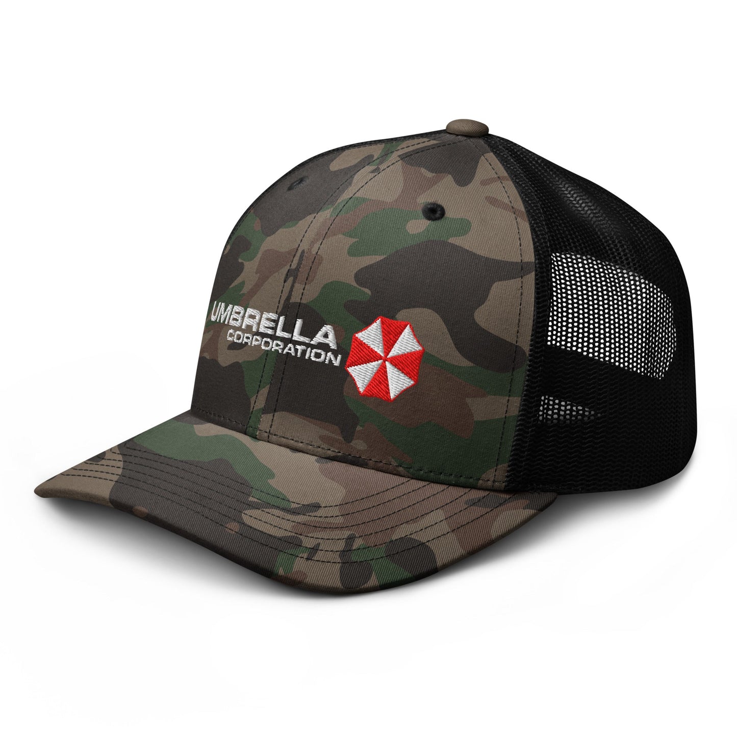 Umbrella Corporation Resident Evil Camouflage trucker hat