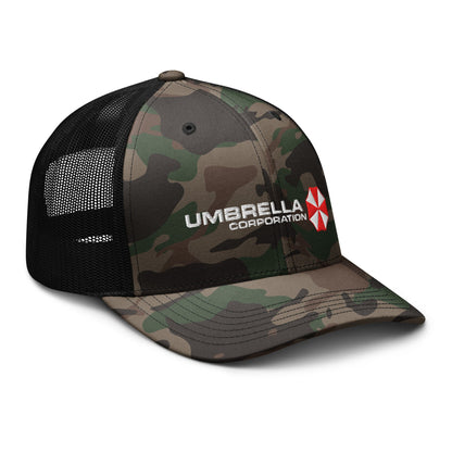 Umbrella Corporation Resident Evil Camouflage trucker hat