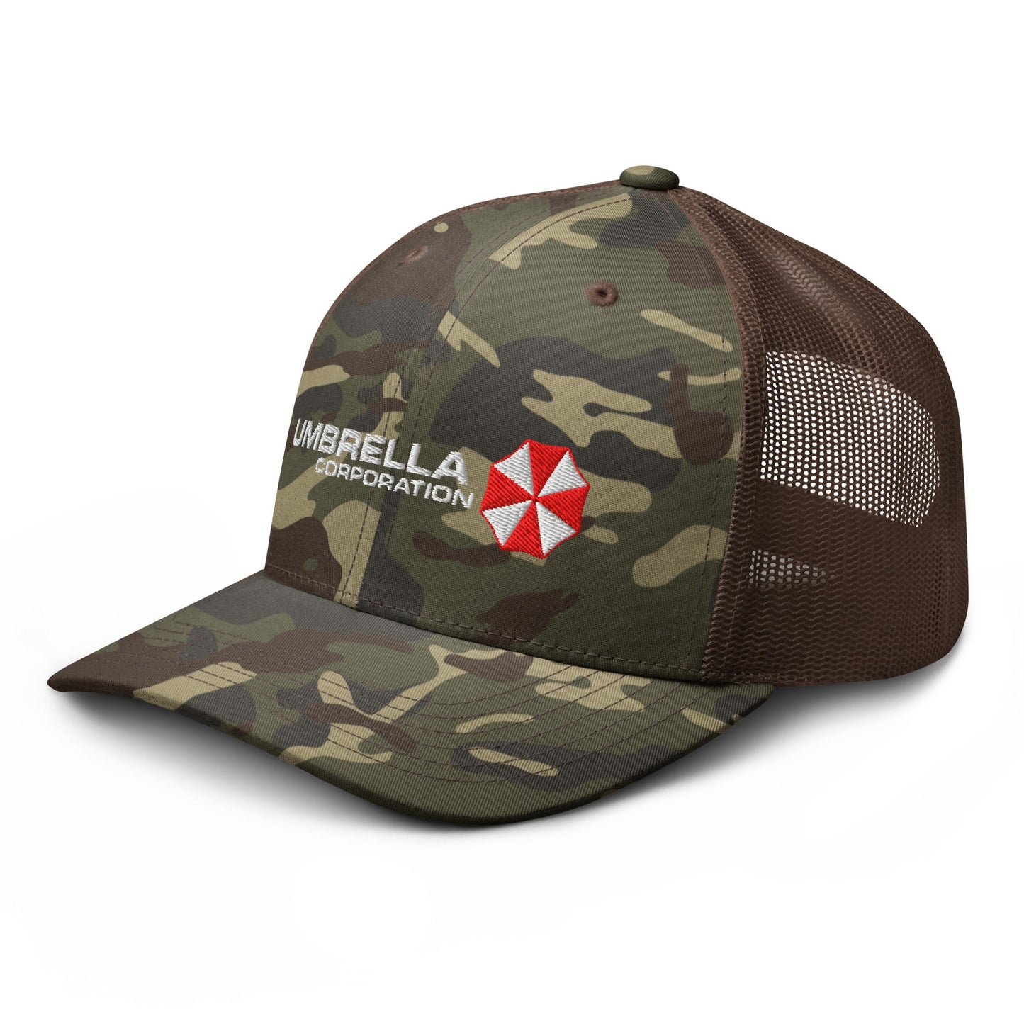 Umbrella Corporation Resident Evil Camouflage trucker hat