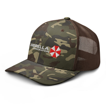 Umbrella Corporation Resident Evil Camouflage trucker hat