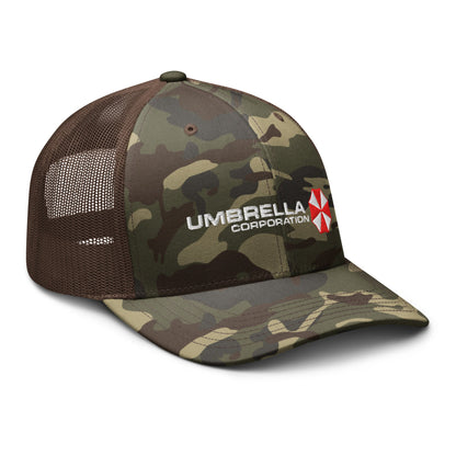 Umbrella Corporation Resident Evil Camouflage trucker hat