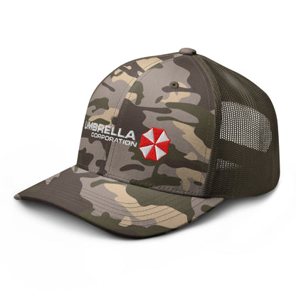 Umbrella Corporation Resident Evil Camouflage trucker hat