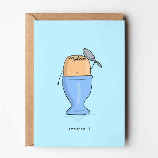 You Smashed It – Funny Congratulations Card