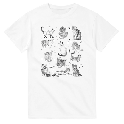 Magical Cats printed t-shirt
