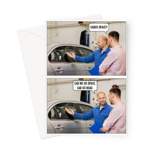 Dad Jokes Card: Cargo Space