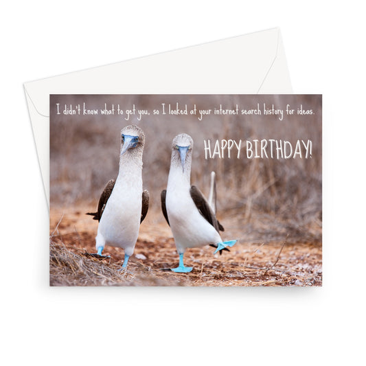 Birthday Card: Boobies