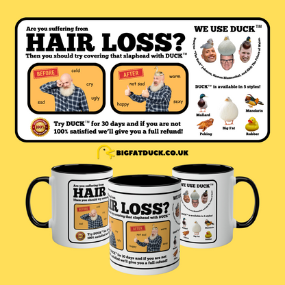 Duck Mug: Are you suffering from hair loss?