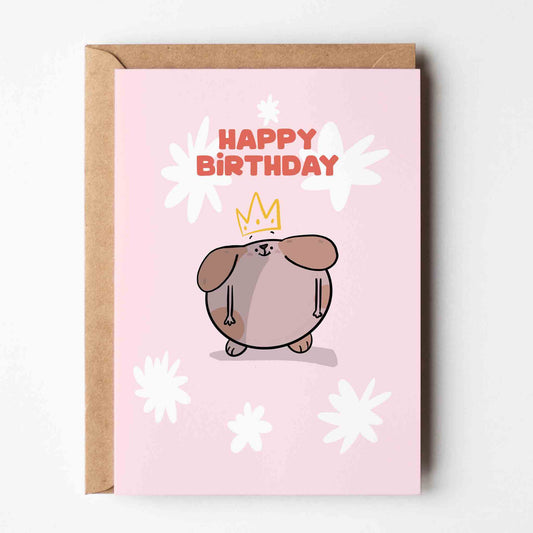 Happy Birthday Queen Card
