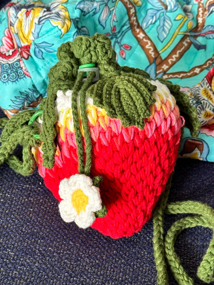 Strawberry bag and bag charm — Wimbledon Limited Edition