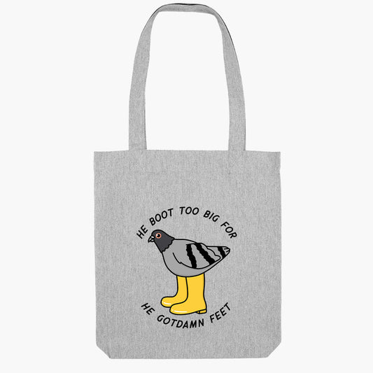 He Boot Too Big Tote Bag