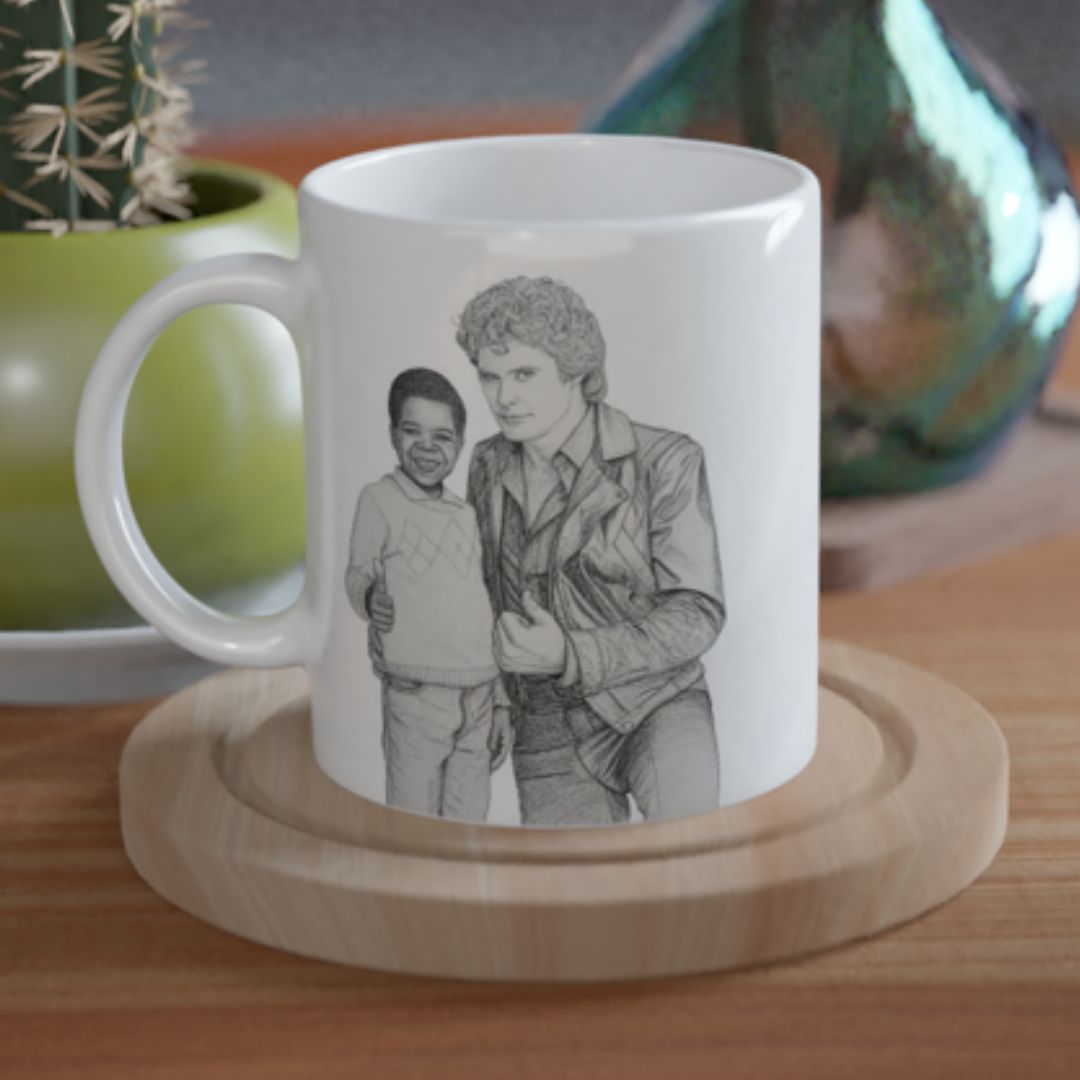 The Hoff and Gary Coleman Mug