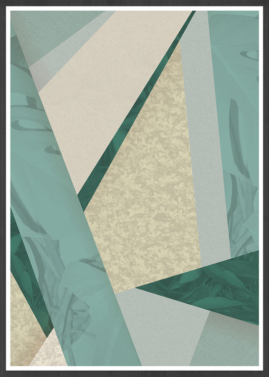 House Plants Geometric Botanical Pattern
