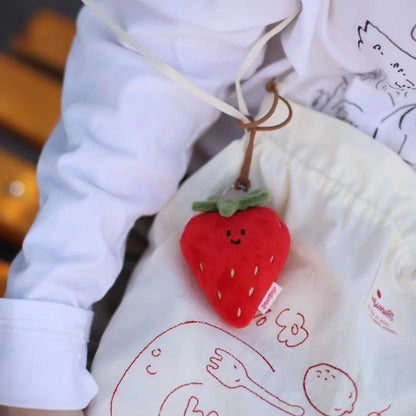 Daily White | Strawberry Bag Charm