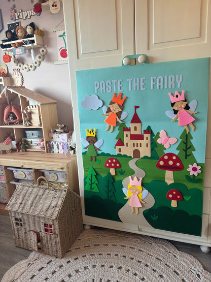 Paste the Fairy™ Felt Board – Magical Dress-Up Activity for Kids