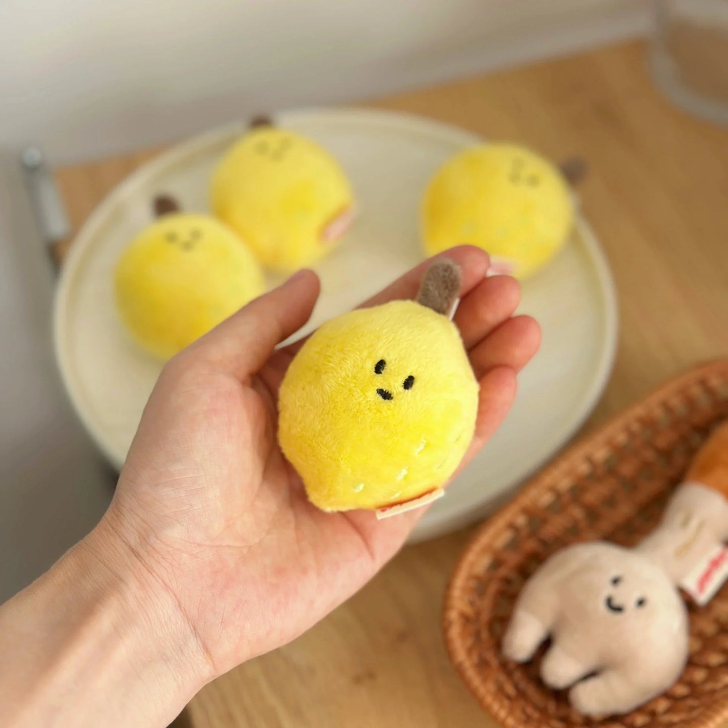 Daily White | Mini Lemon Bag Charm