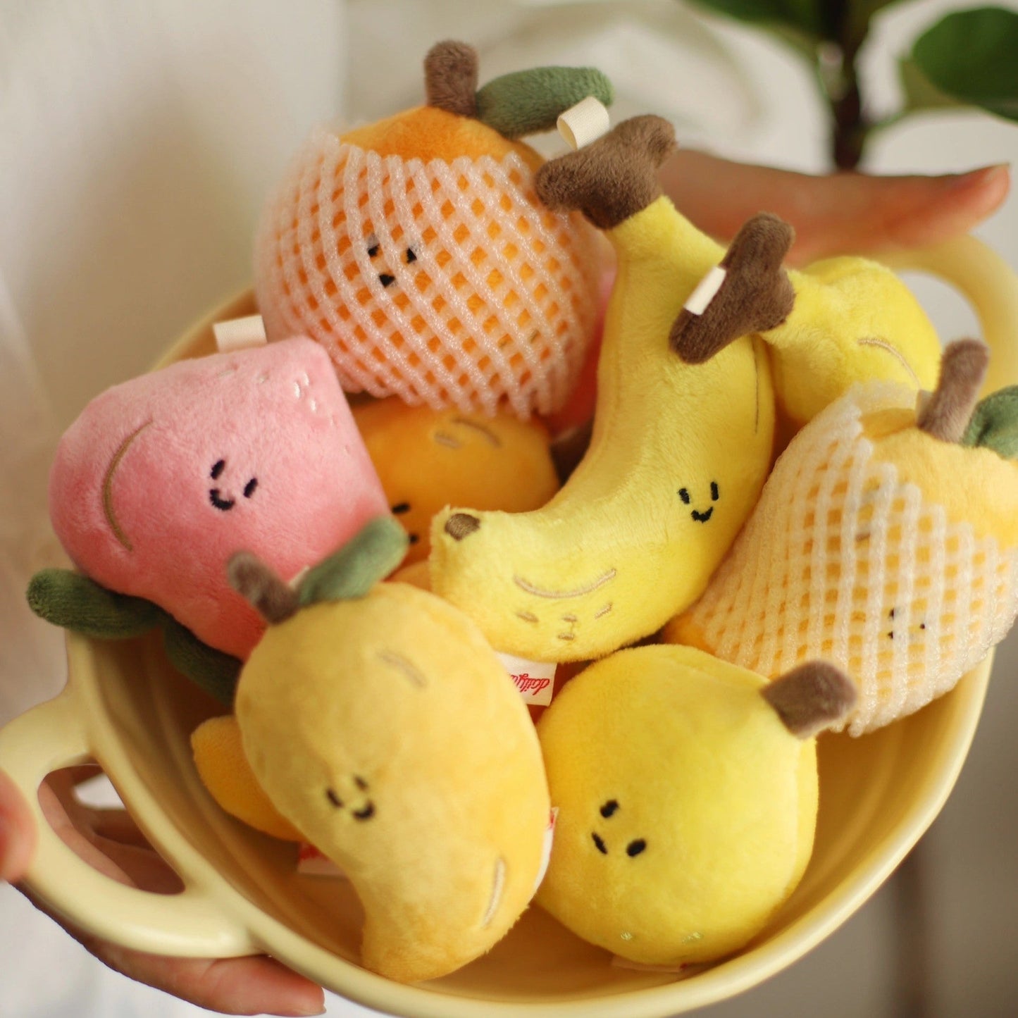 Daily White | Peach Bag Charm