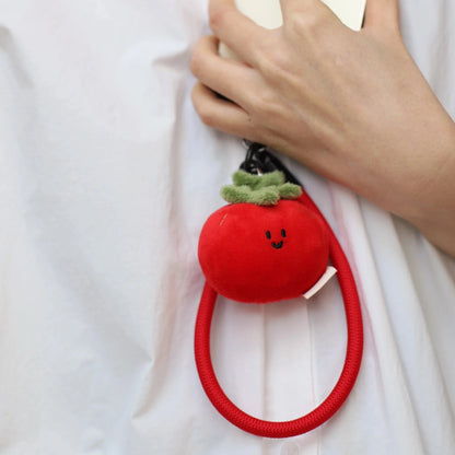Daily White | Mini Tomato Plush Charm