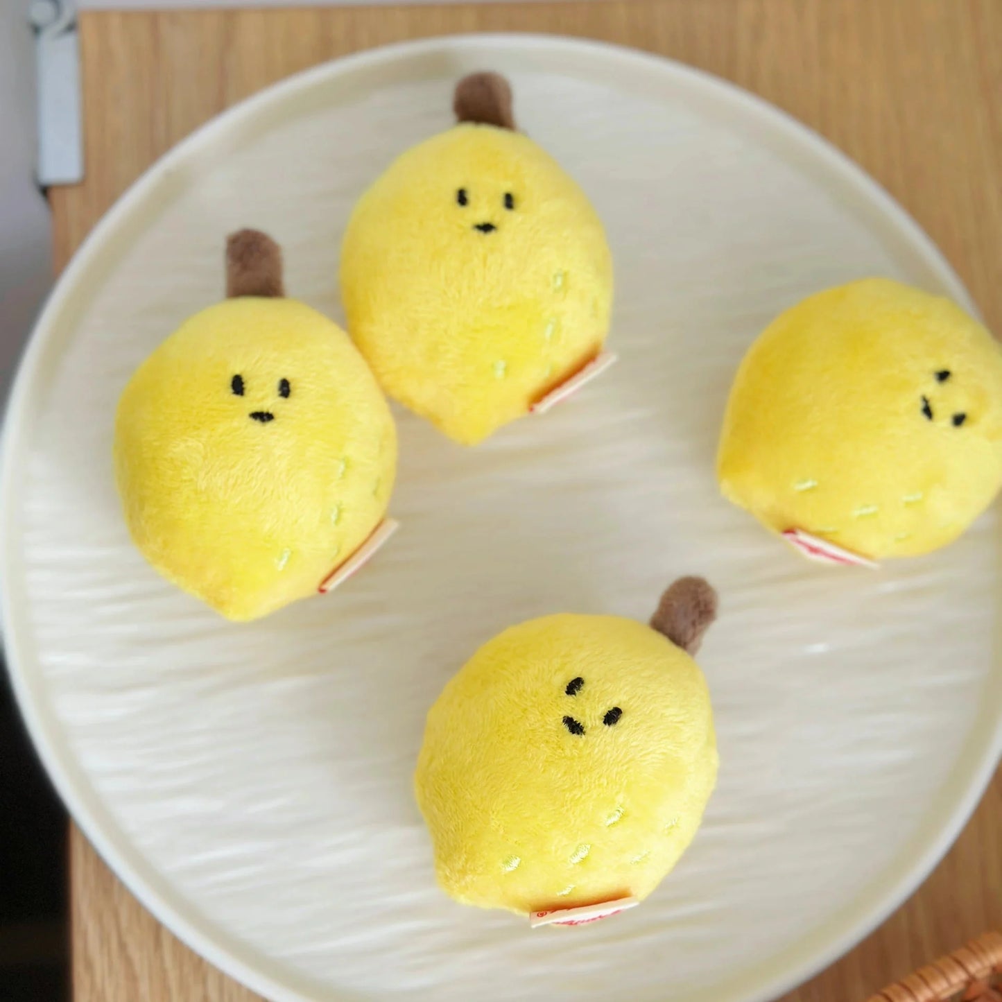 Daily White | Mini Lemon Bag Charm