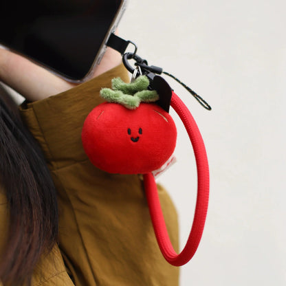 Daily White | Mini Tomato Plush Charm