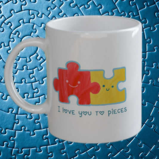 I Love You to Pieces Mug