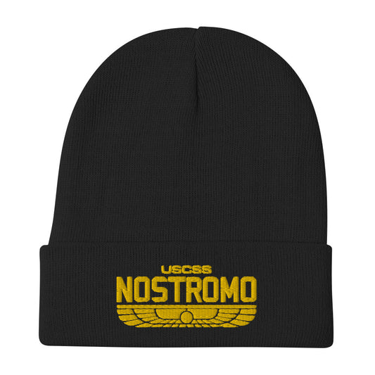 Alien Nostromo Embroidered Beanie